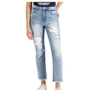 TINSELTOWN Juniors' Ripped Straight Jeans Melina Was size 11